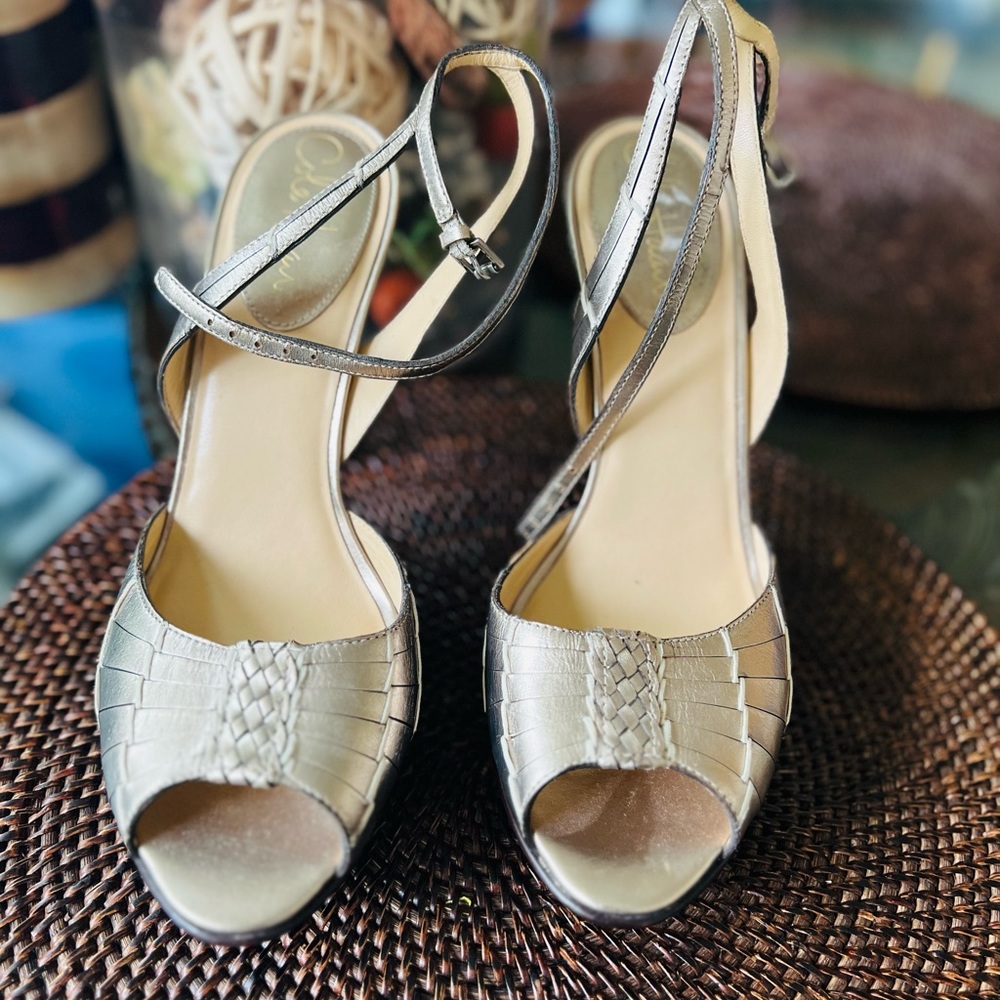 Cole Haan(Nike Air) platform open toe shoes